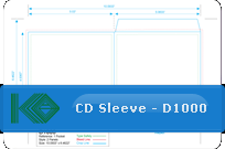 CD Sleeve DL1000 Template