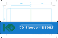 CD Sleeve DL1002 Template