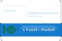 Digipak 4 Panel Pocket CD Template